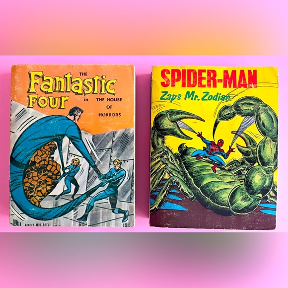 Set of 2 Marvel big little books - Spider-Man and Fantastic Four - Picture 2 of 6